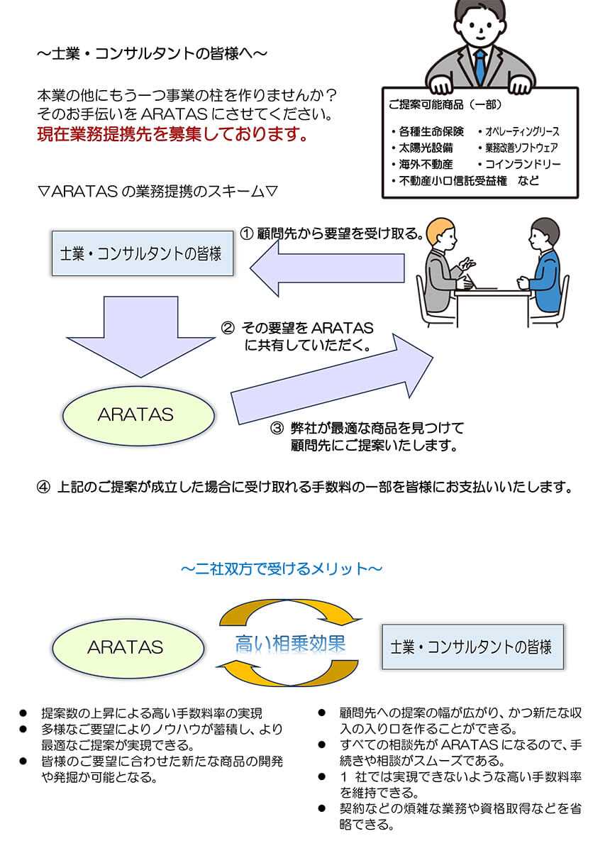 士業・コンサルタントの方へ